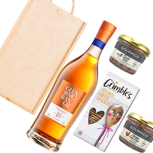 Glenmorangie 18 Year Old Single Malt Whisky And Pate Gift Box